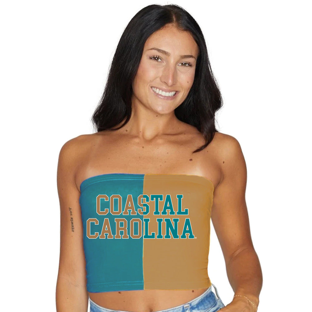 Coastal Carolina Two Tone Tube Top | lojobands