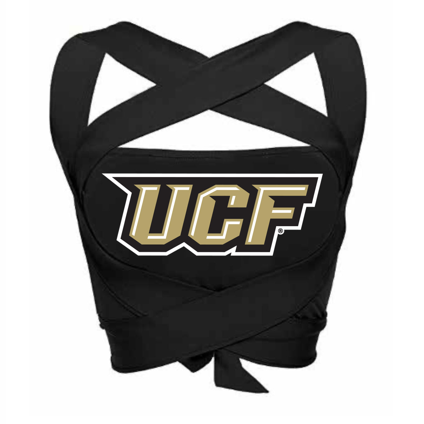 UCF Black Multiway Bandeau Top | lojobands 4
