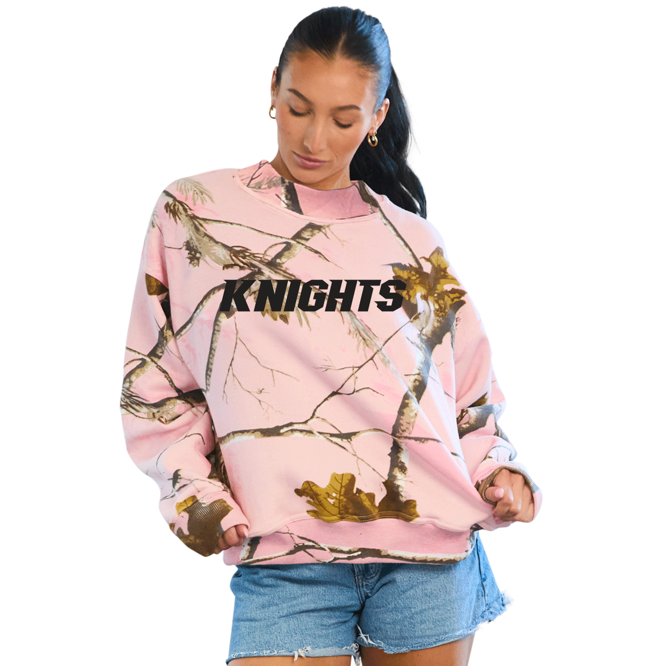 UCF Knights Camo Mock Neck Sweatshirt | lojobands