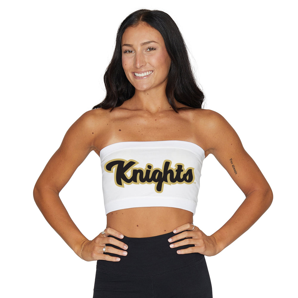 UCF Knights White Bandeau Top | lojobands
