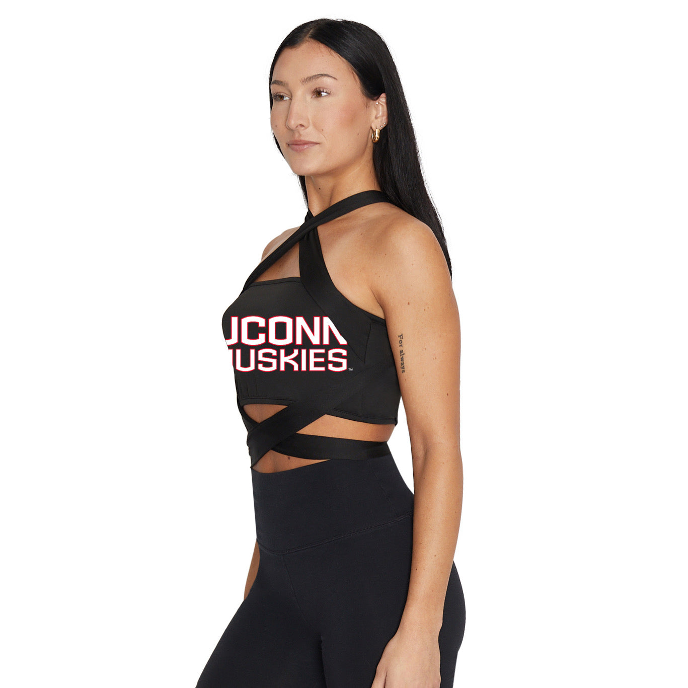 UConn Black Multi Way Bandeau Top | lojobands