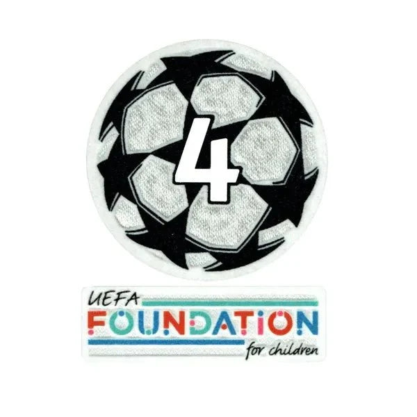 UEFA 2021-24 Ajax Champion League Patch Set (Foundation Patch Included) 1