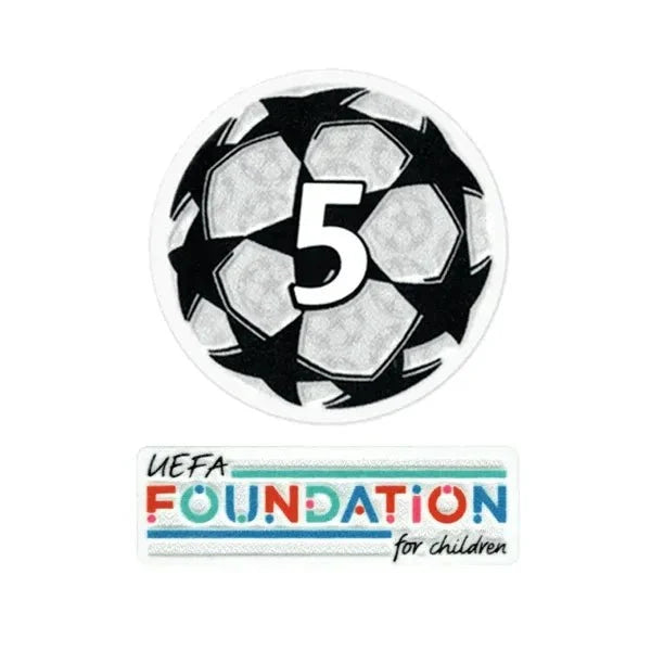 UEFA 2021-24 Barcelona Champion League YOUTH Patch Set (Foundation Patch Included) 1