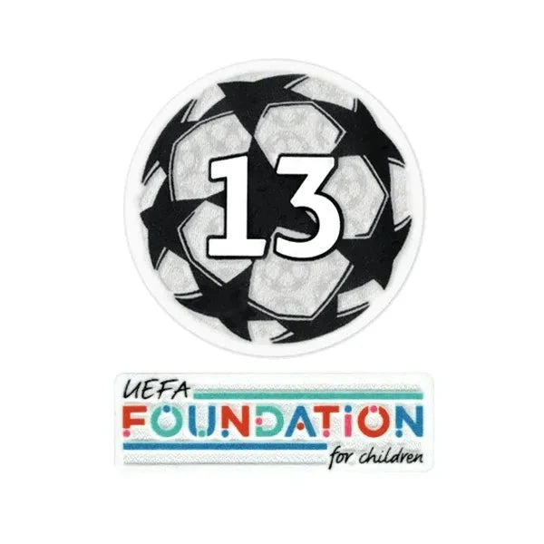 UEFA 2021-24 Real Madrid Champion League Patch Set (Foundation Patch Included) 1