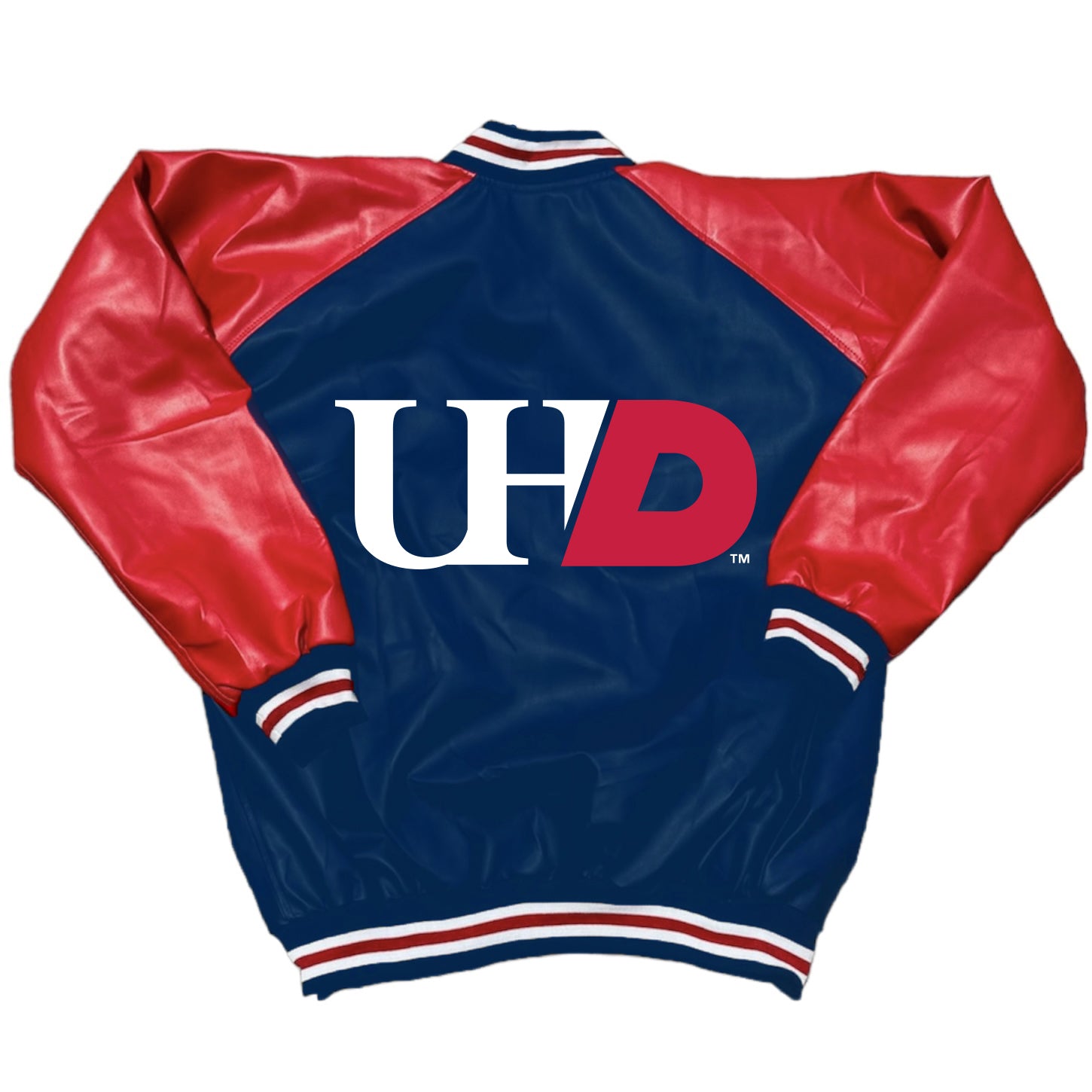UHD University of Houston Downtown Varsity Letterman Jacket | lojobands