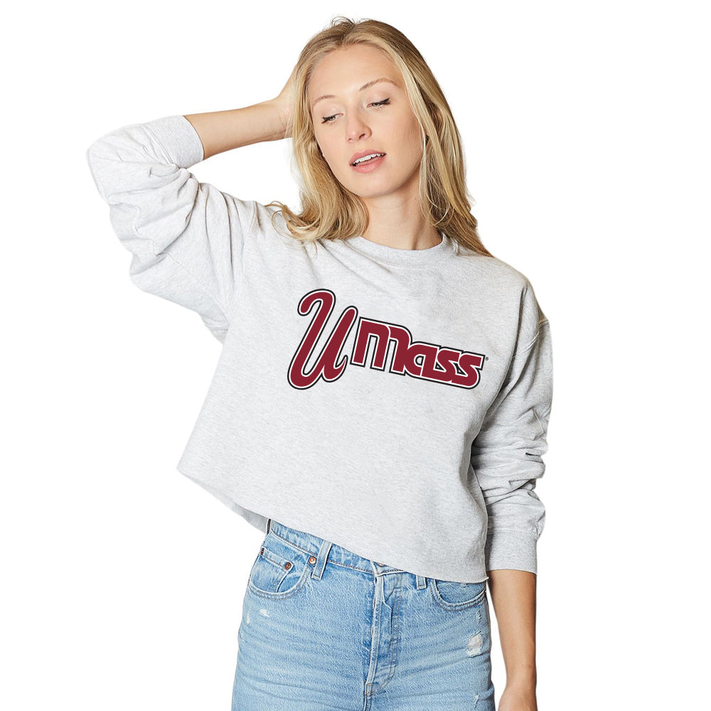 UMass Vintage Gray Crewneck | lojobands