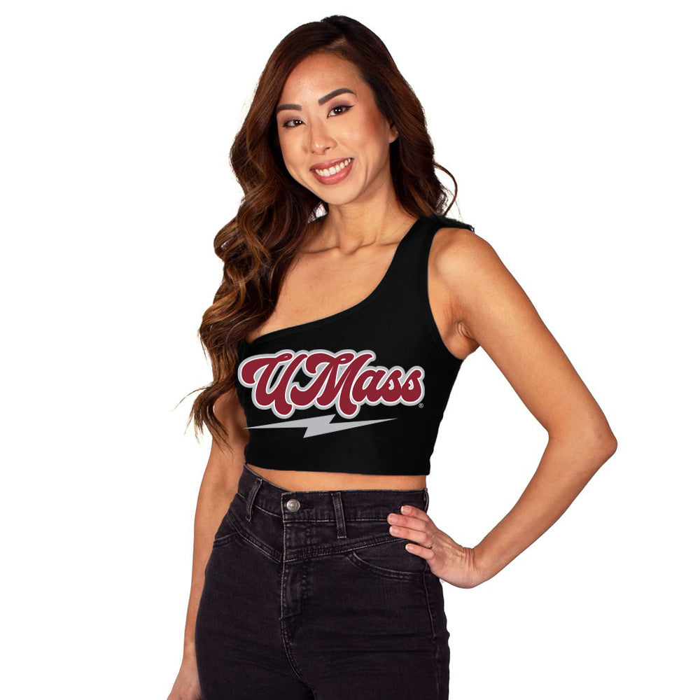 UMass Lightning One Shoulder Top | lojobands