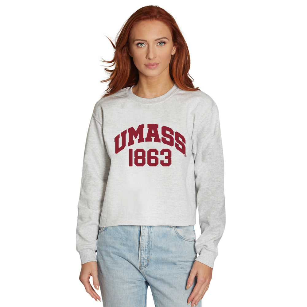 UMass Established Gray Crewneck 4
