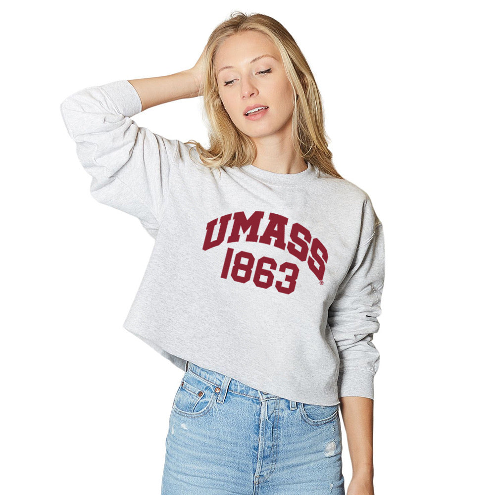 UMass Established Gray Crewneck 3