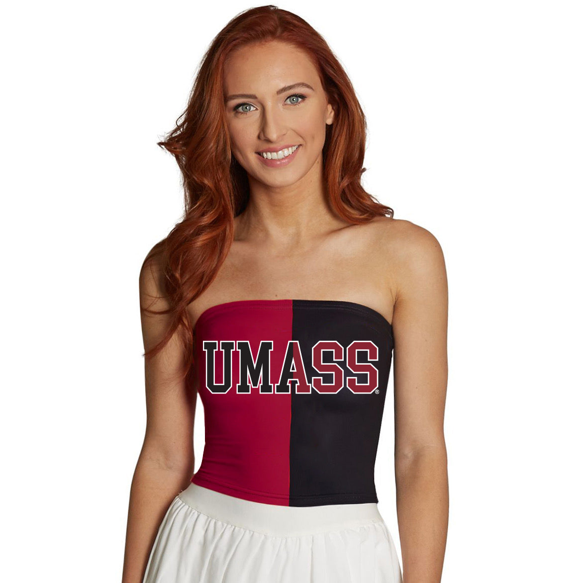 UMass Two Tone Tube Top | lojobands