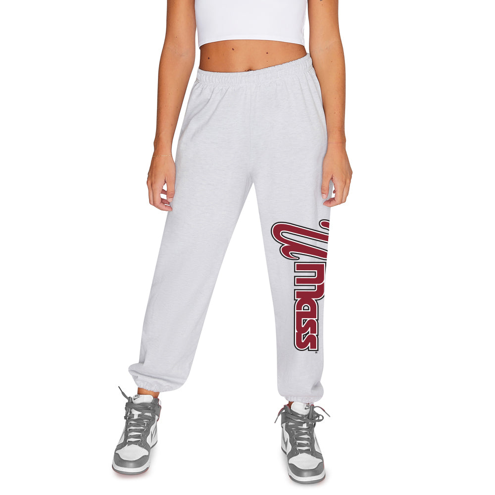 UMass Vintage Gray Sweatpants | lojobands