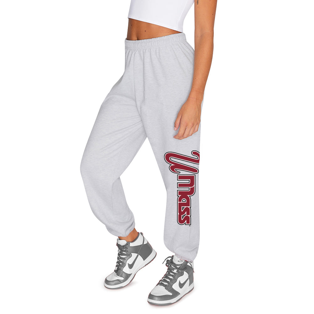 UMass Vintage Gray Sweatpants | lojobands