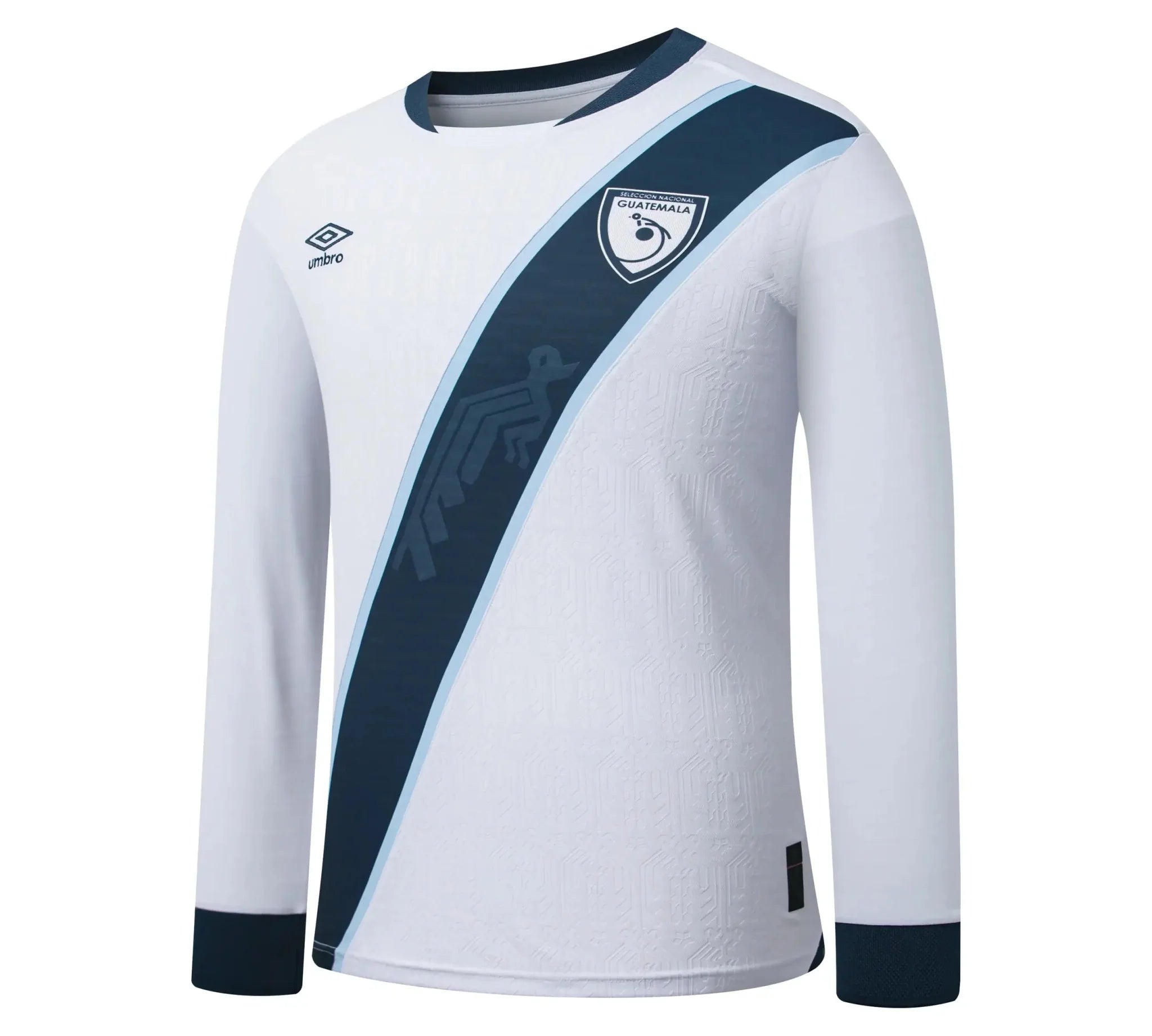 Umbro 2025-2026 Guatemala Men's Home Long-Sleeve Soccer Jersey 1