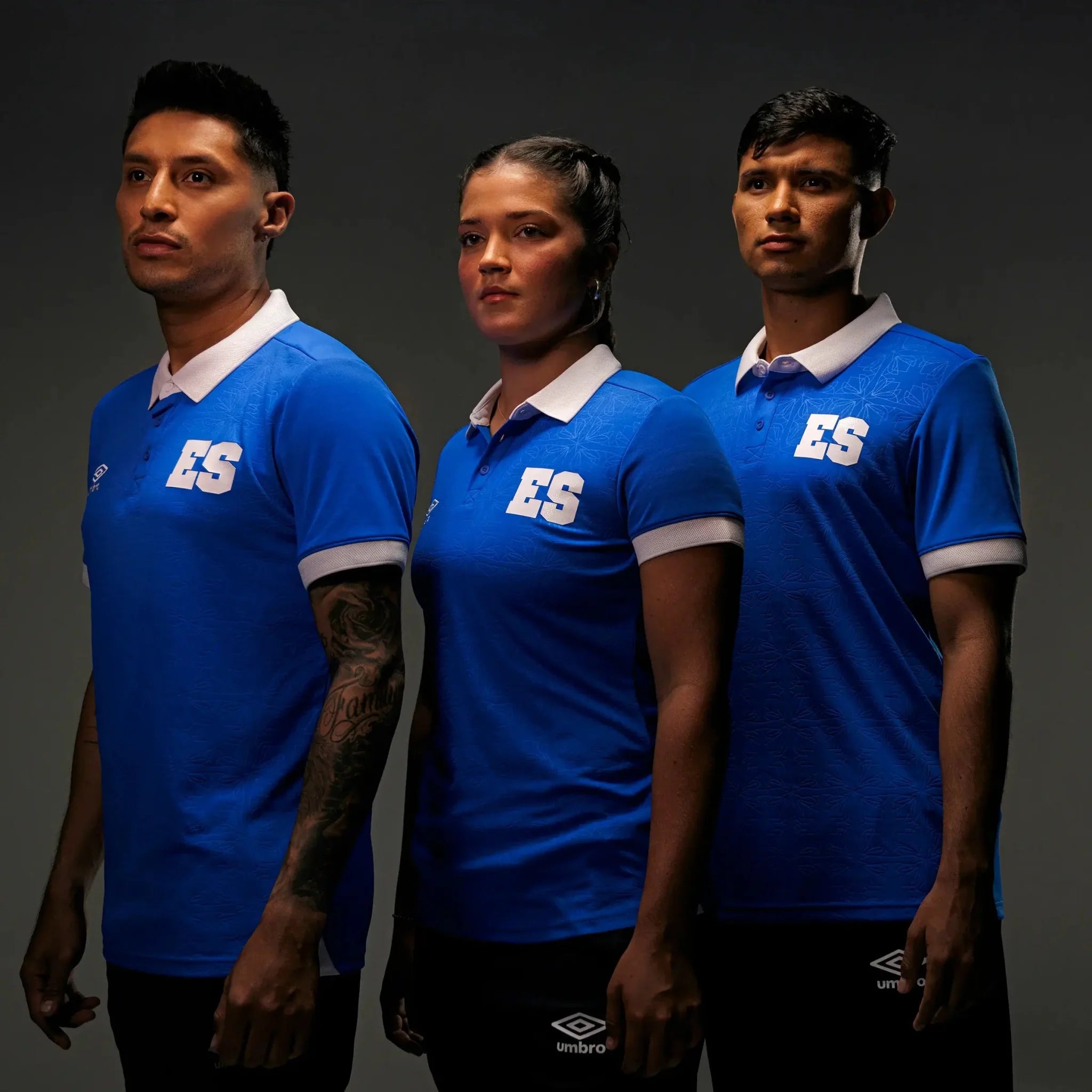 Umbro 2025-26 El Salvador Men's Stadium Home Soccer Jersey 10