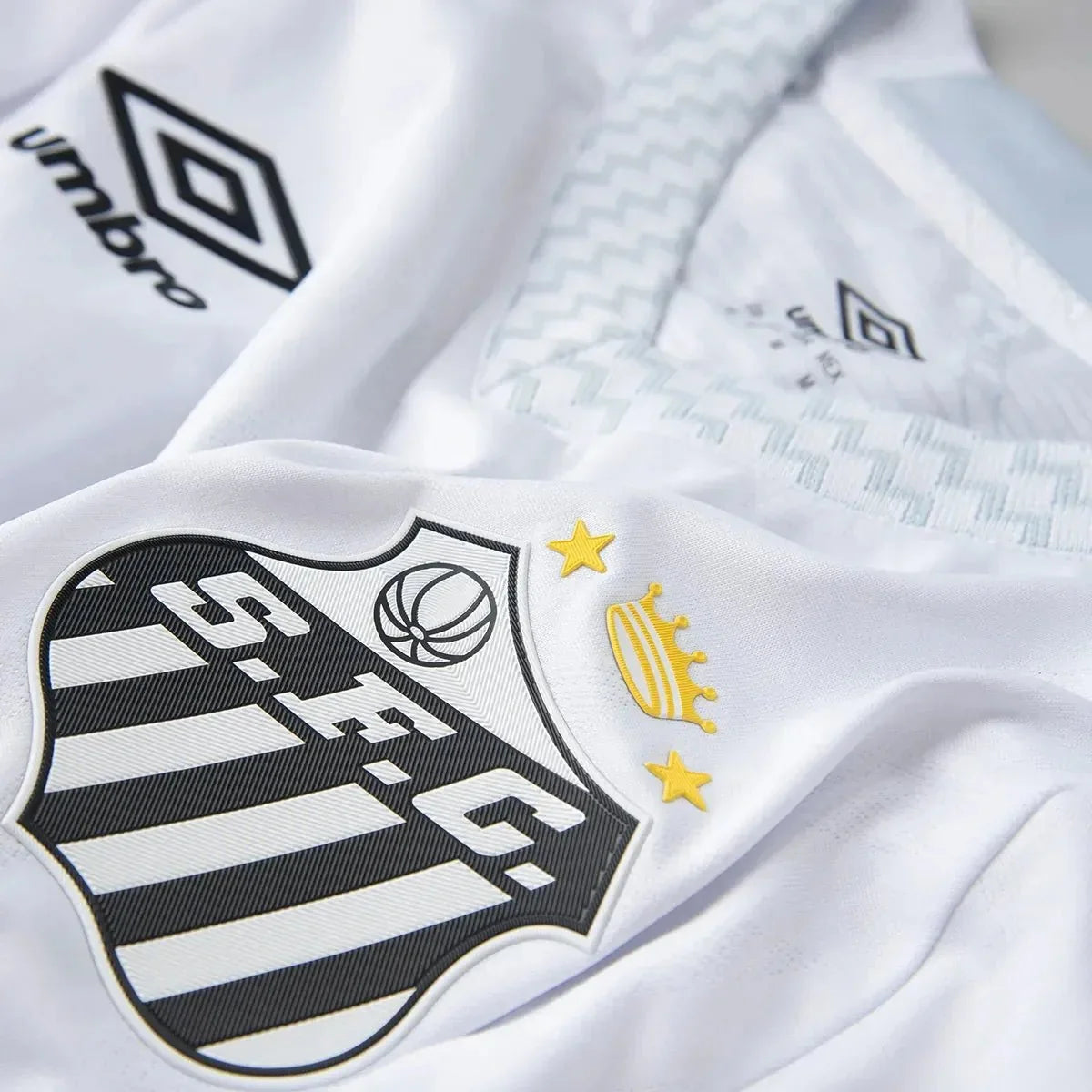 Umbro 2025-26 Santos Men's Stadium Home Soccer Jersey 3
