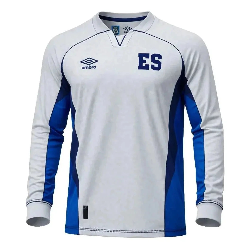Umbro 2026 El Salvador Men's Authentic Away Long-Sleeve Soccer Jersey 1