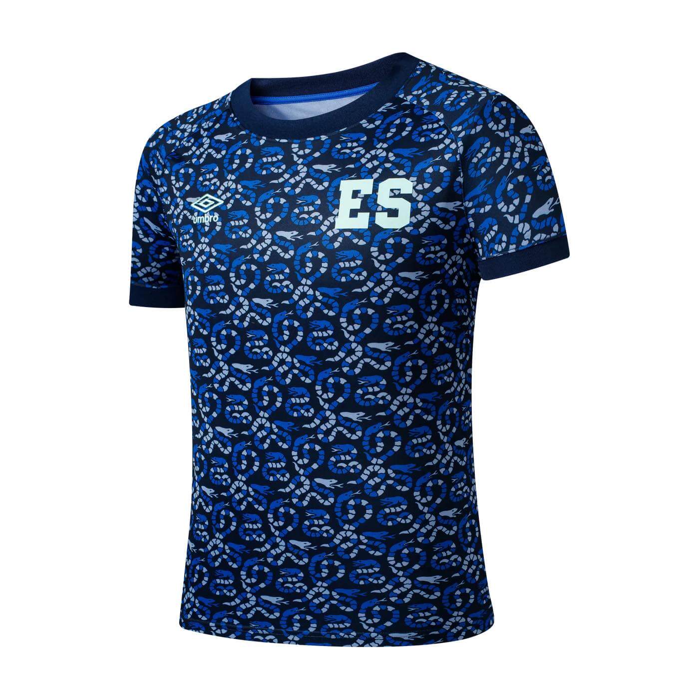 Umbro 2026 El Salvador Men's Pre-Match Soccer Jersey 3