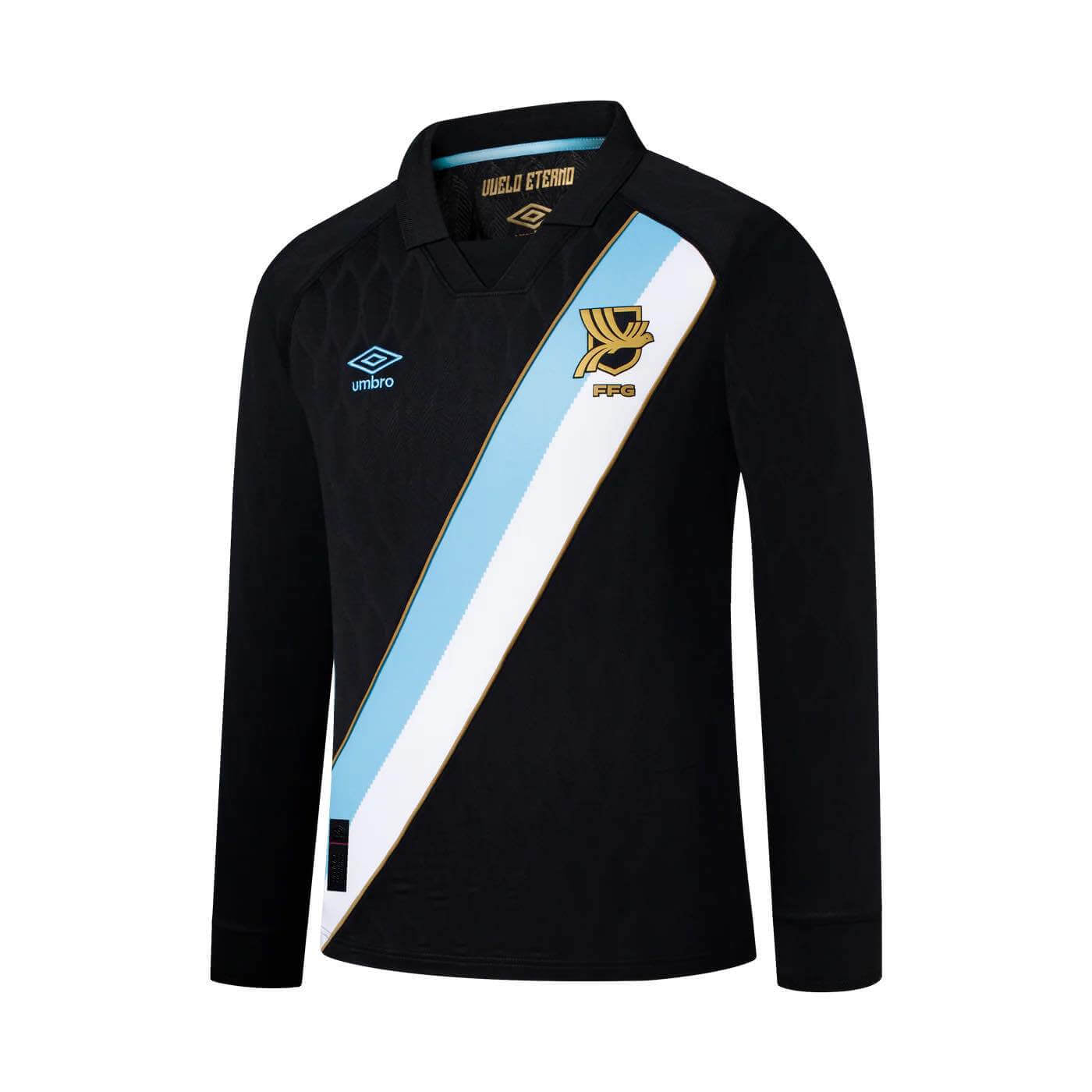 Umbro 2026 Guatemala Men's Authentic Away Long-Sleeve Soccer Jersey 2