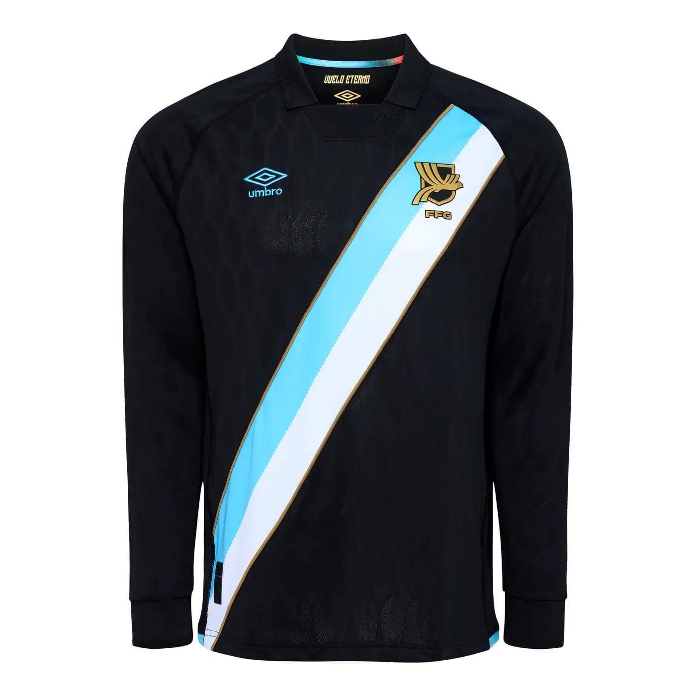Umbro 2026 Guatemala Men's Authentic Away Long-Sleeve Soccer Jersey 1
