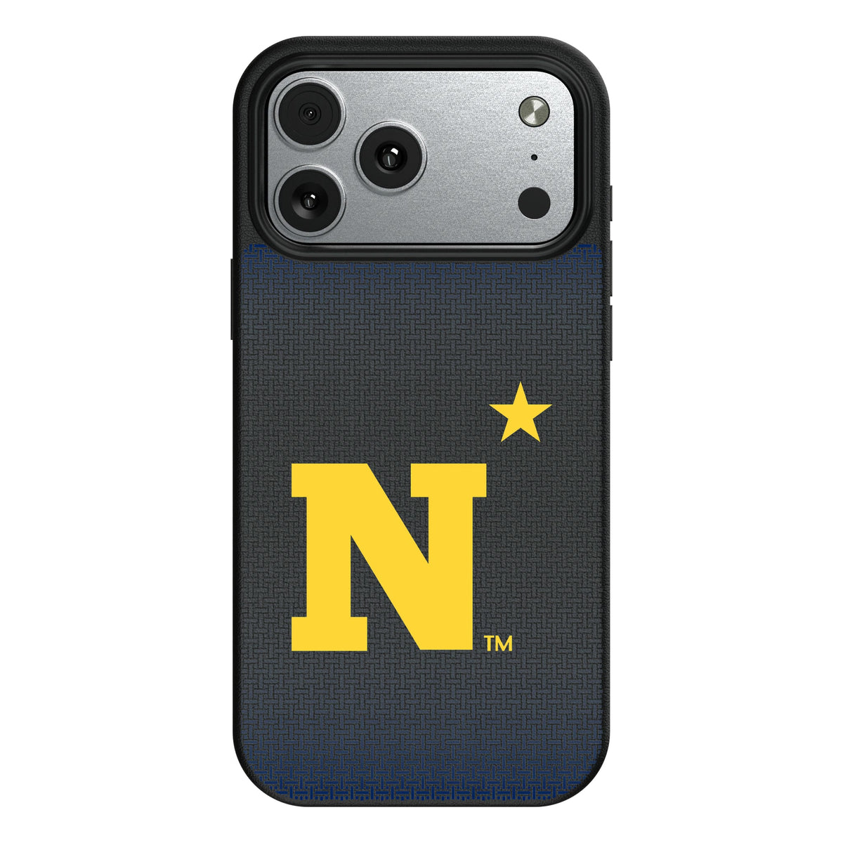 United State Naval Academy Midshipmen Linen MagSafe Compatible Phone Case for Apple iPhone 10