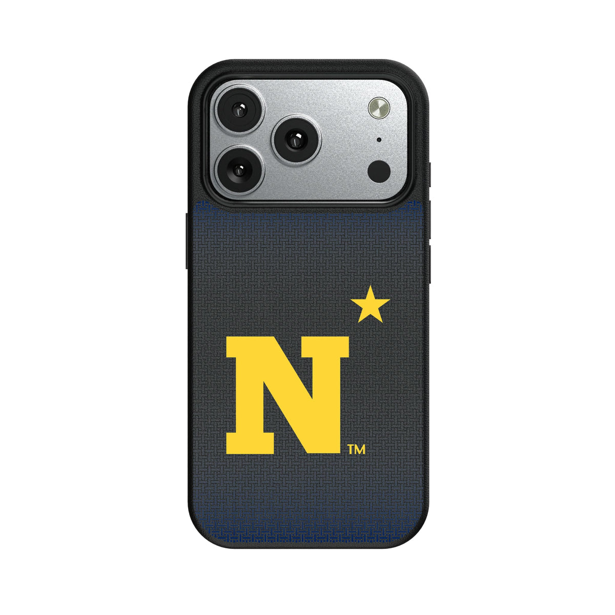 United State Naval Academy Midshipmen Linen MagSafe Compatible Phone Case for Apple iPhone 9