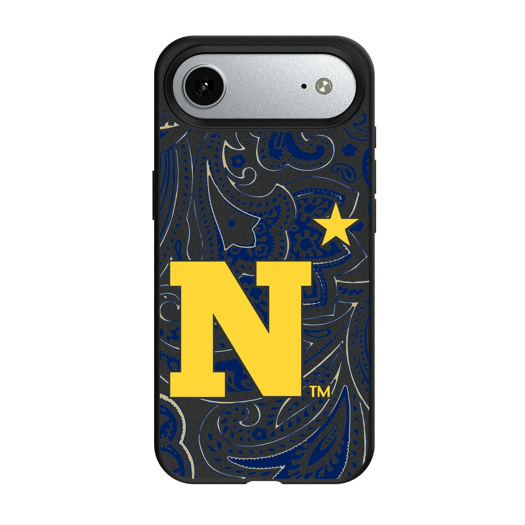 United State Naval Academy Midshipmen Paisley MagSafe Compatible Phone Case for Apple iPhone 8
