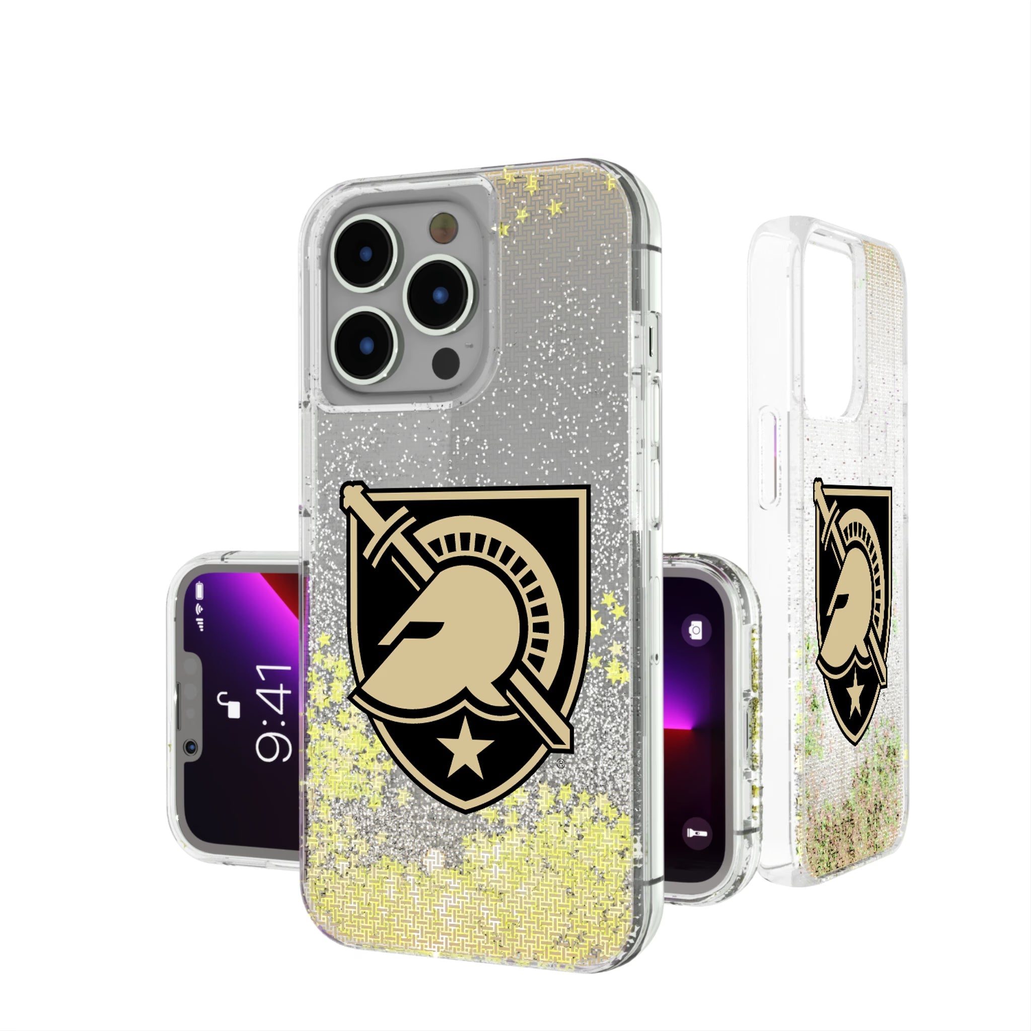 United States Military Academy Black Knights Linen Glitter Phone Case 7