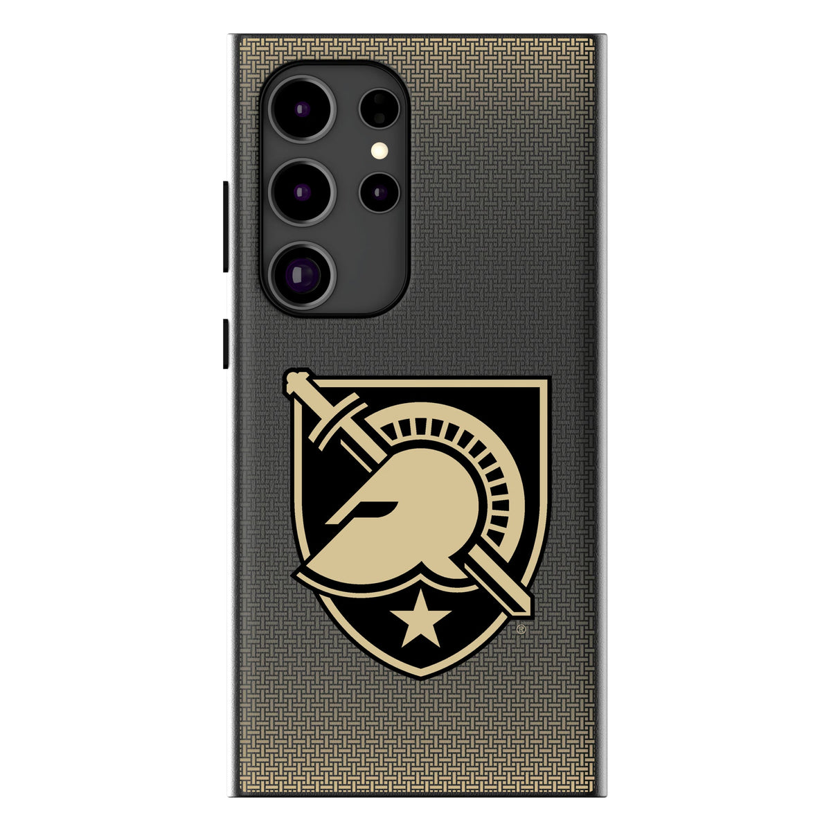 United States Military Academy Black Knights Linen MagSafe Compatible Phone Case for Samsung Galaxy 15