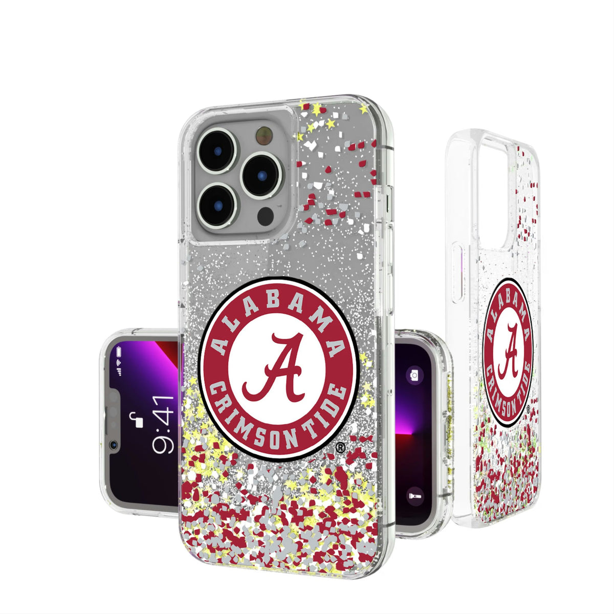 University of Alabama Crimson Tide Confetti Glitter Phone Case 17