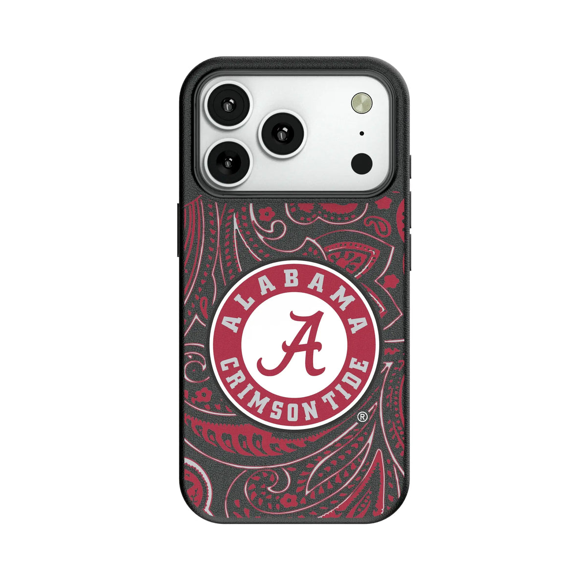 University of Alabama Crimson Tide Paisley MagSafe Compatible Phone Case for Apple iPhone 7