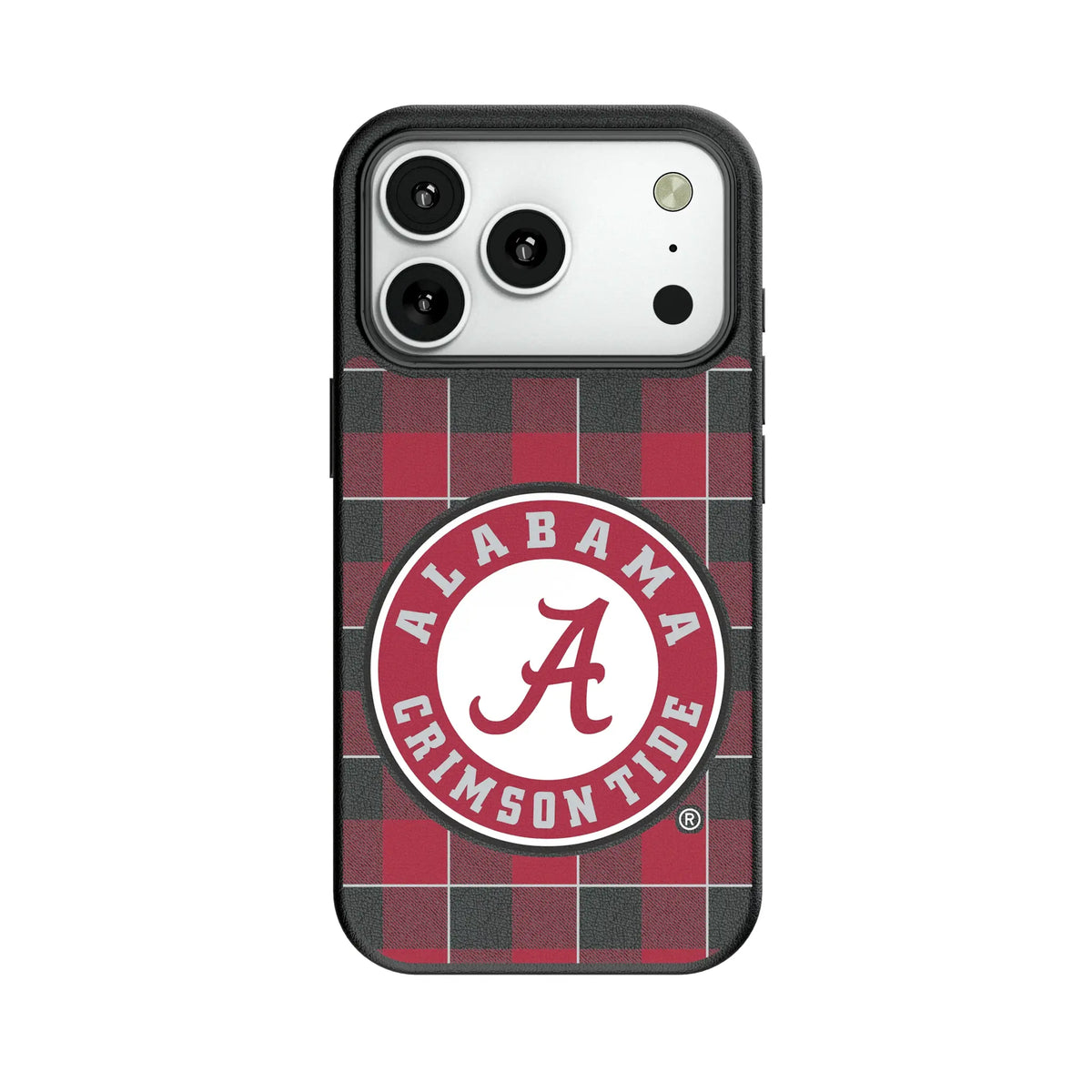 University of Alabama Crimson Tide Plaid MagSafe Compatible Phone Case for Apple iPhone 7