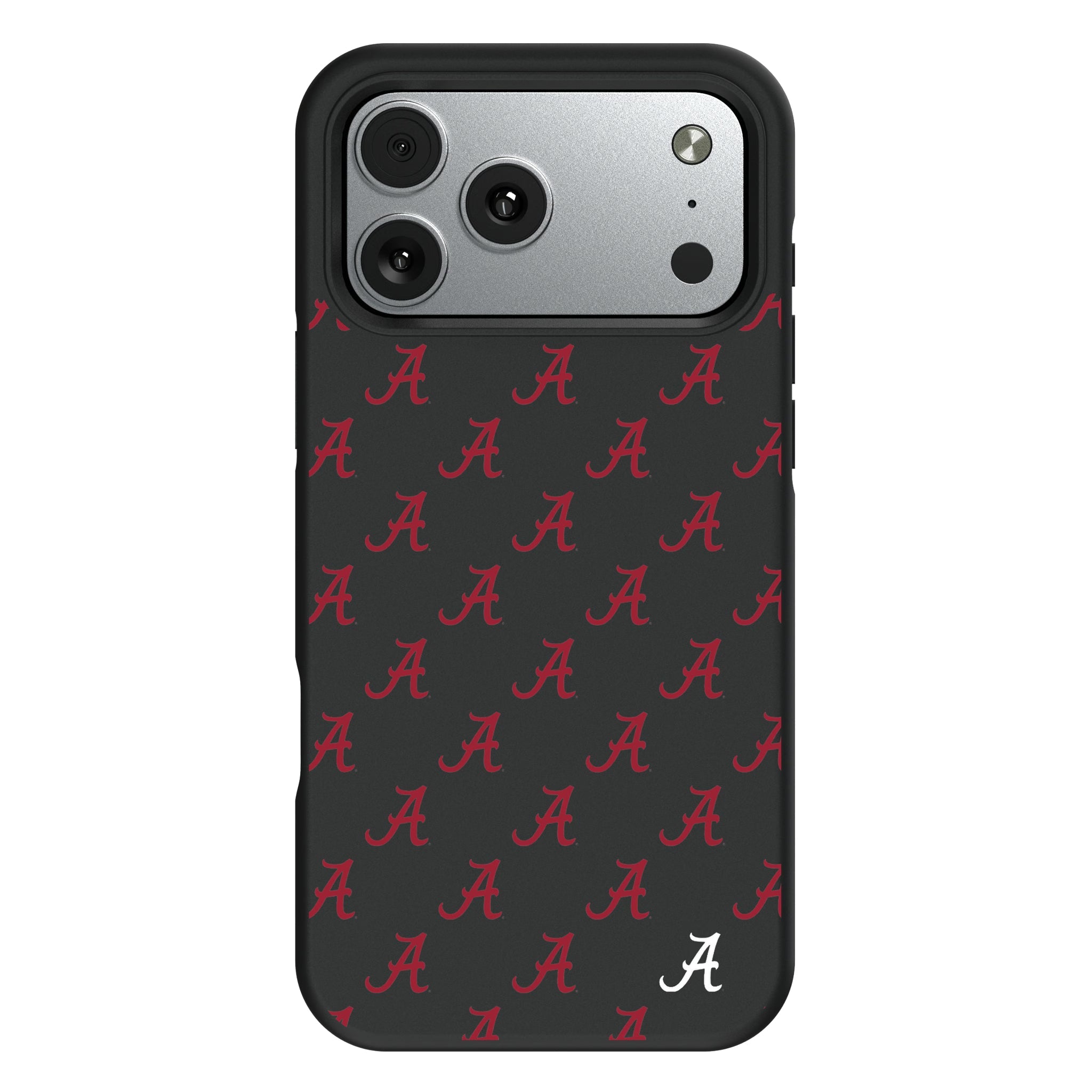 University of Alabama Crimson Tide Script A Fashion Pattern Bump Phone Case for Apple iPhone 12