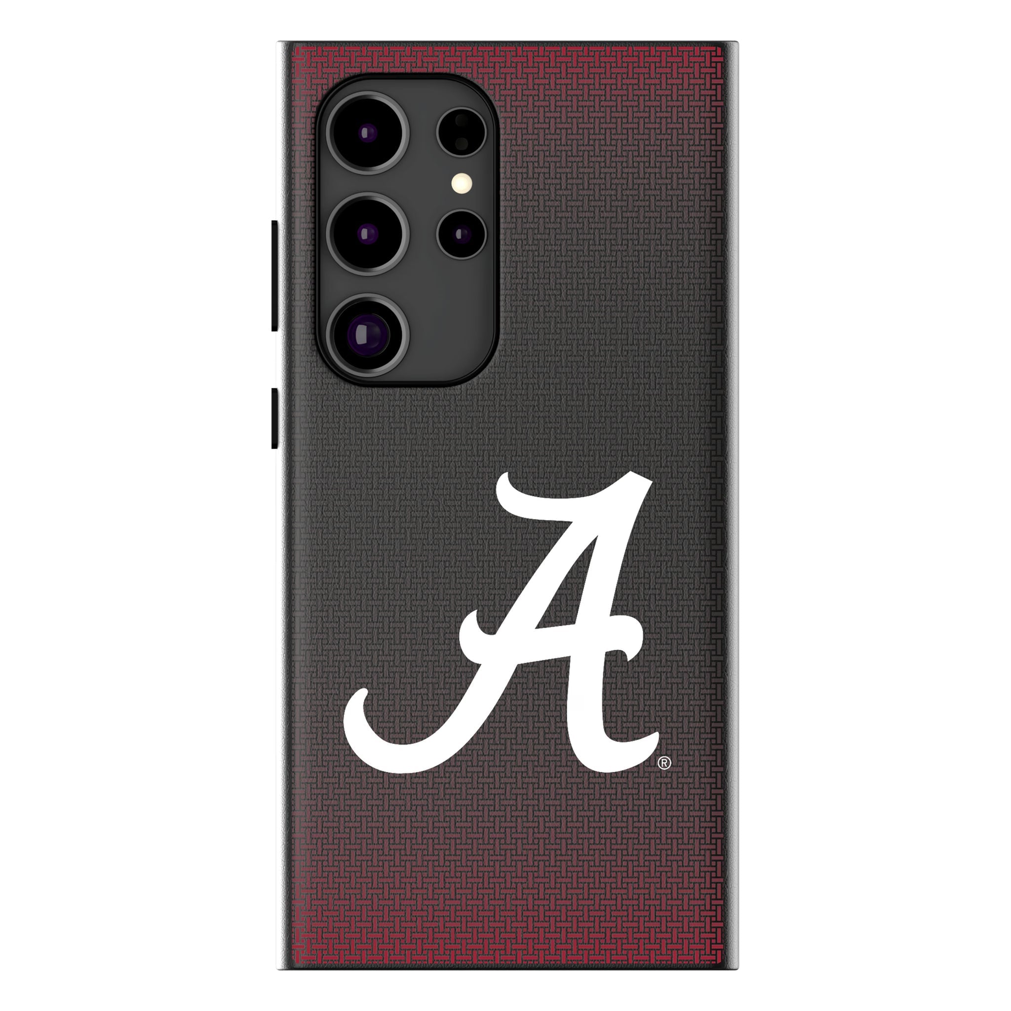 University of Alabama Crimson Tide Script A Linen MagSafe Compatible Phone Case for Samsung Galaxy 11
