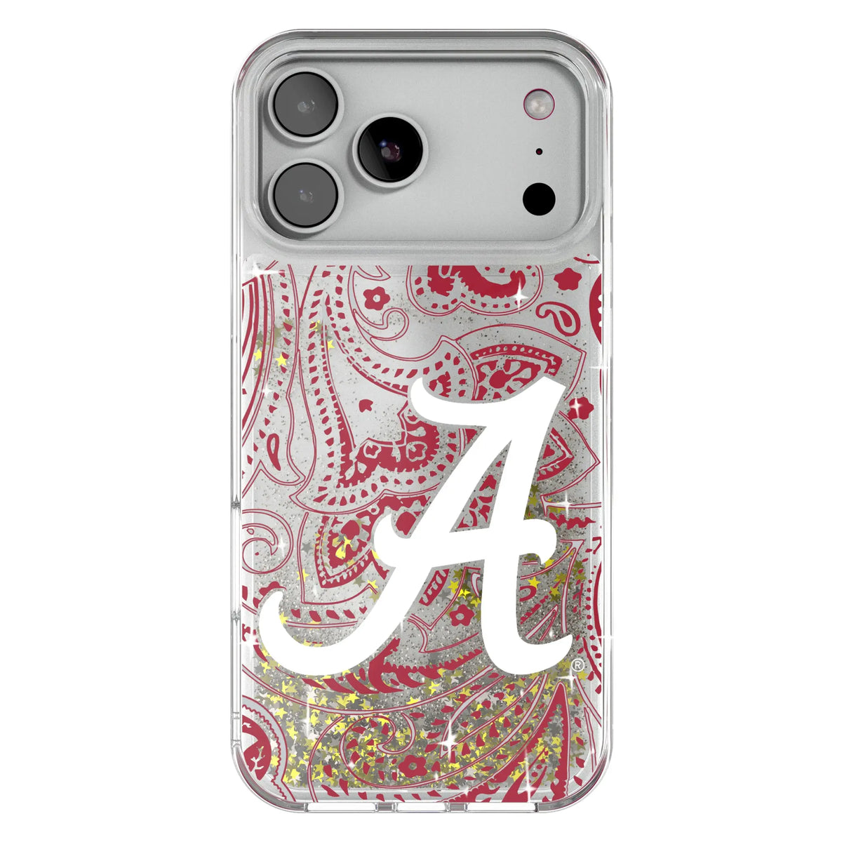 University of Alabama Crimson Tide Script A Paisley Glitter Phone Case 20
