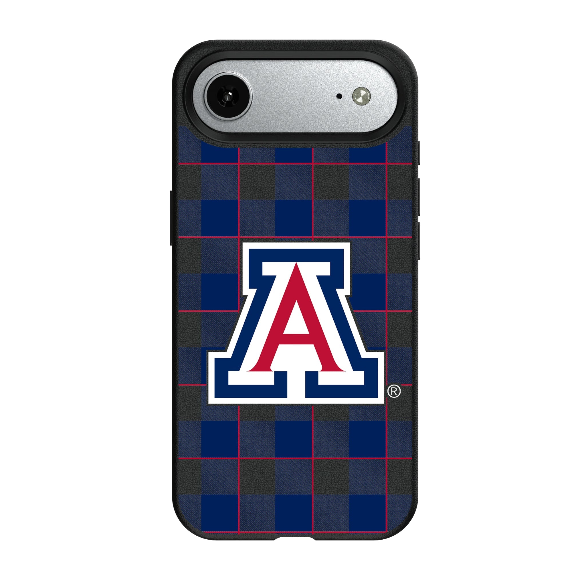 University of Arizona Wildcats Plaid MagSafe Compatible Phone Case for Apple iPhone 8