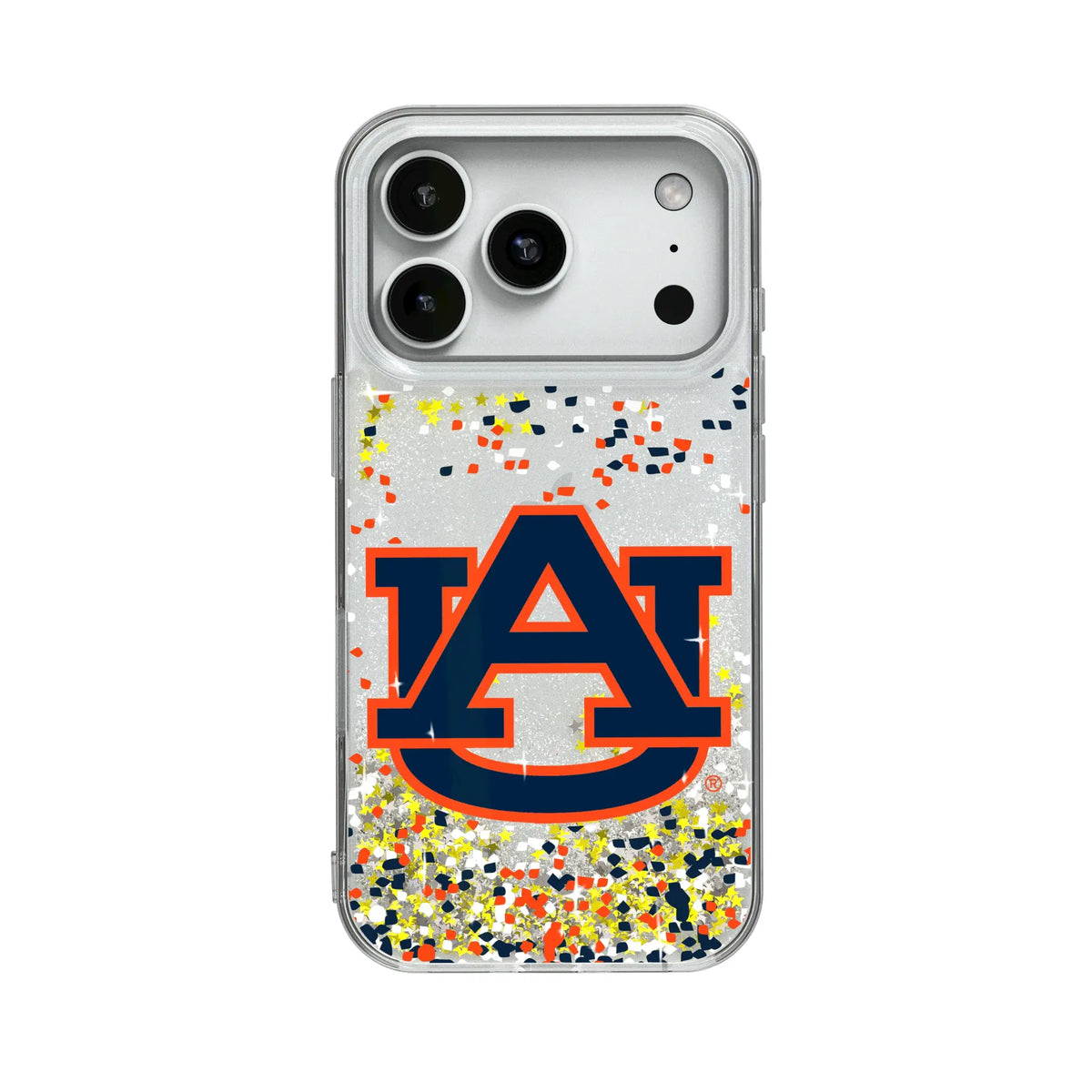 University of Auburn Tigers Confetti Glitter Phone Case 19