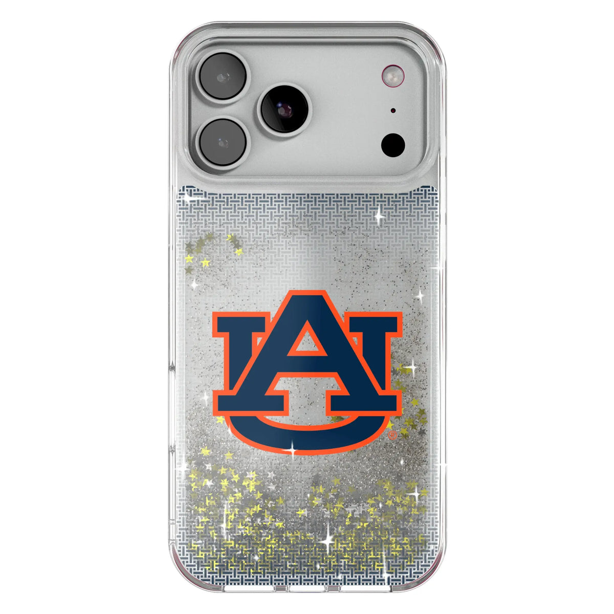 University of Auburn Tigers Linen Glitter Phone Case 19