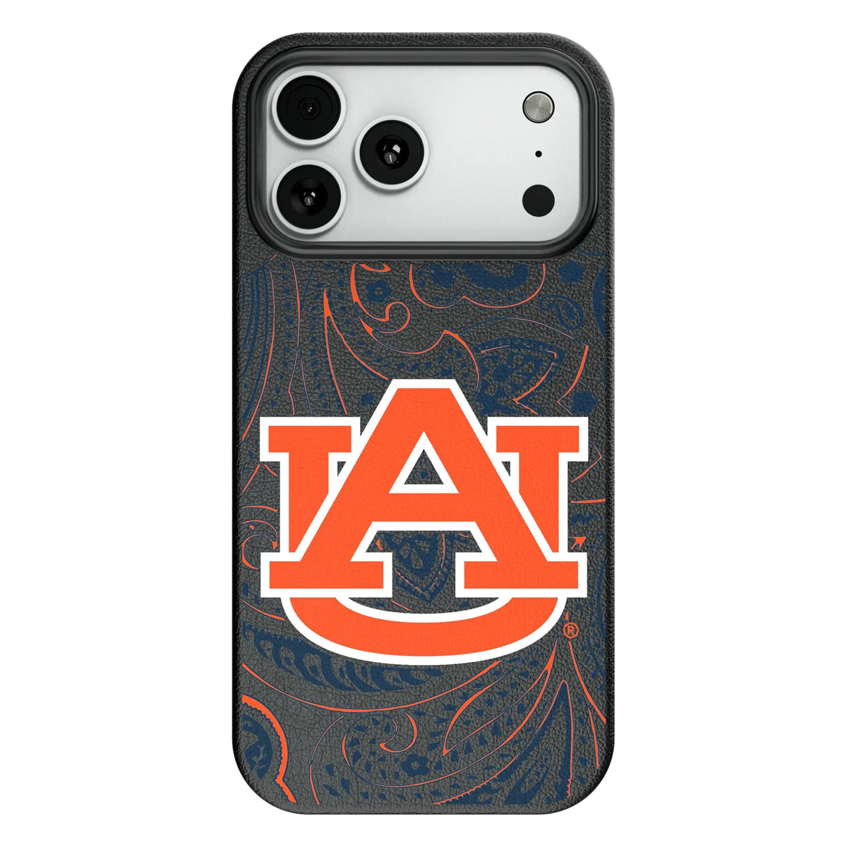 University of Auburn Tigers Paisley MagSafe Compatible Phone Case for Apple iPhone 8