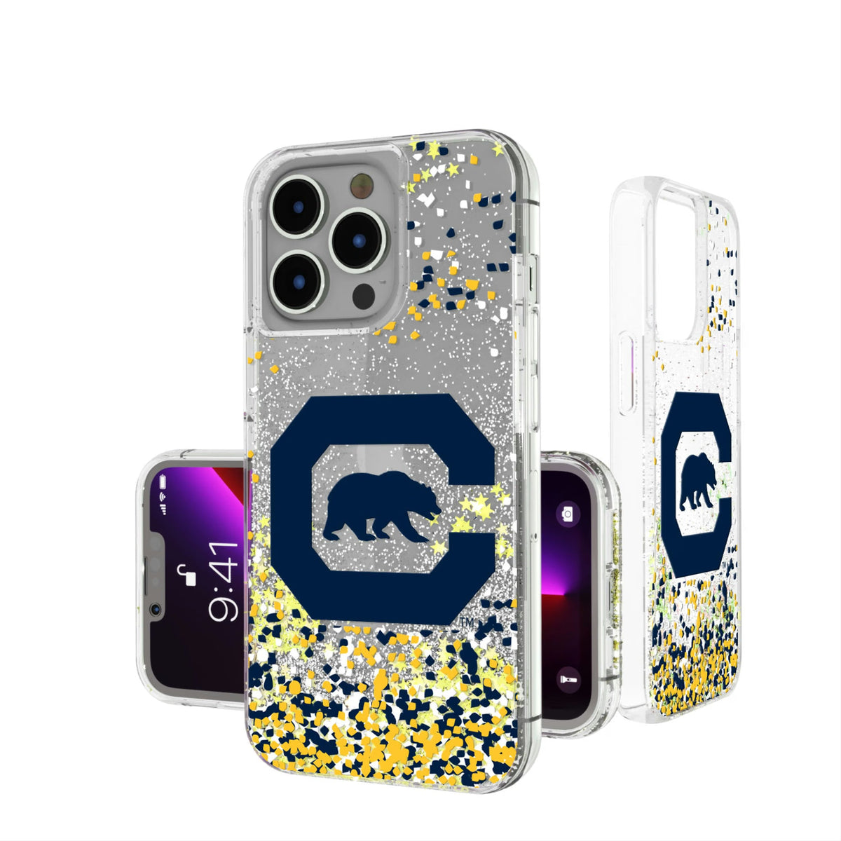 University of California Berkeley Golden Bears Confetti Glitter Phone Case 5