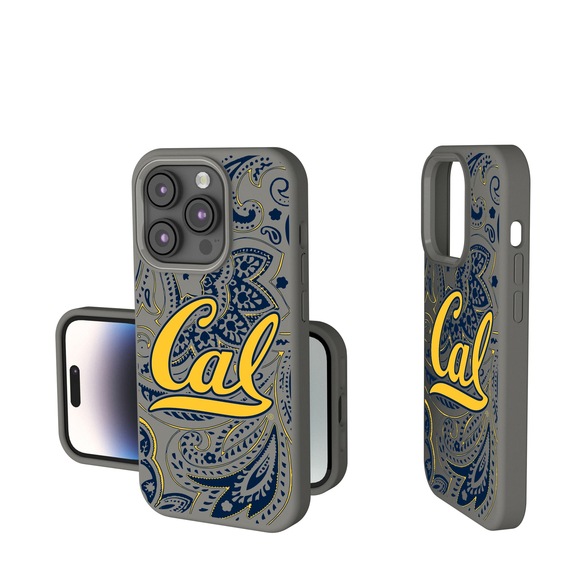 University of California Berkeley Golden Bears Paisley Soft Touch Phone Case 8