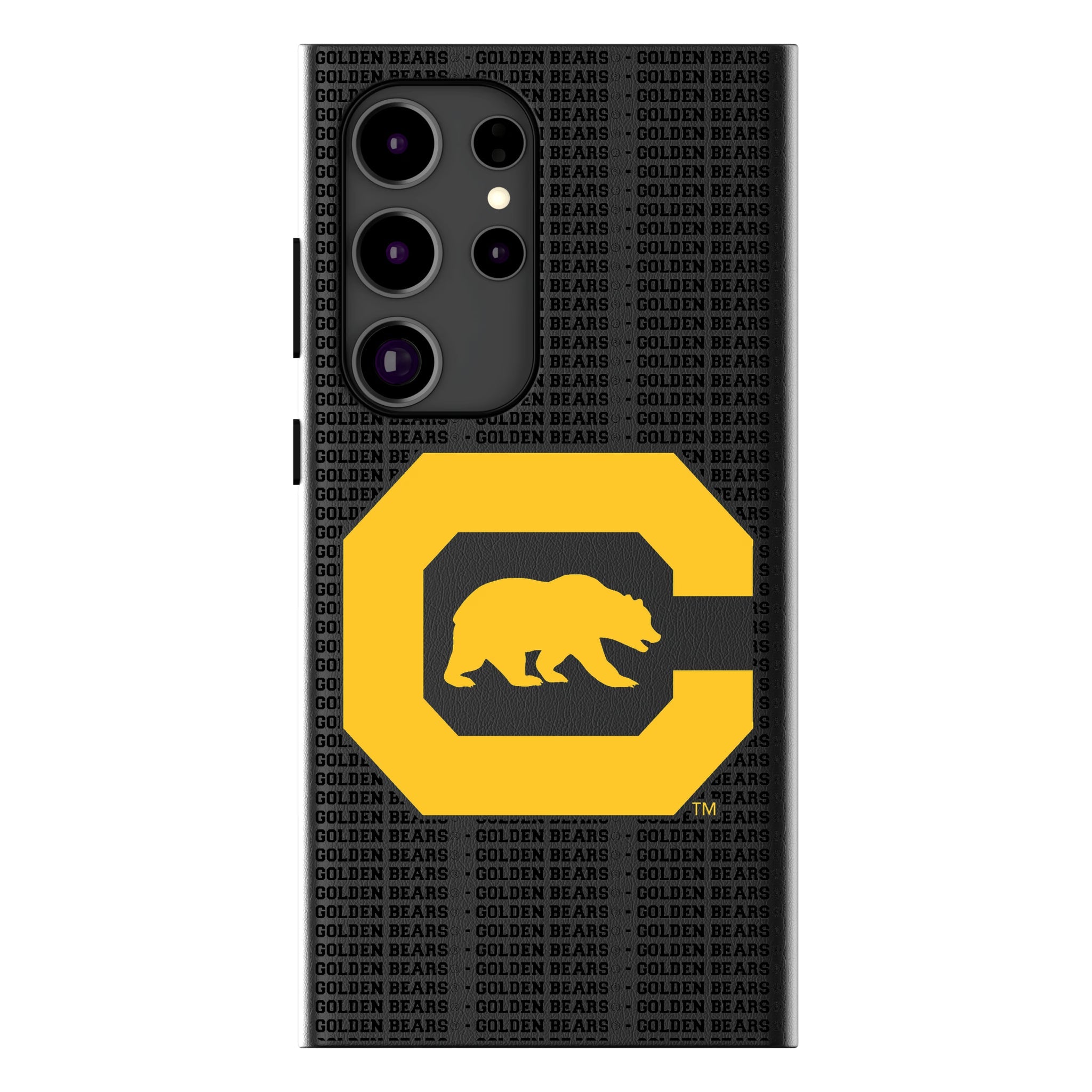 University of California Berkeley Golden Bears Text Backdrop MagSafe Compatible Phone Case for Samsung Galaxy 11