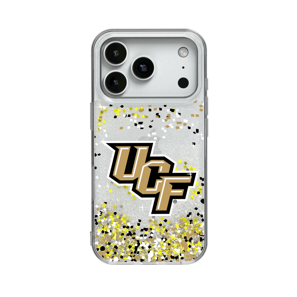 University of Central Florida Golden Knights Confetti Glitter Phone Case 20