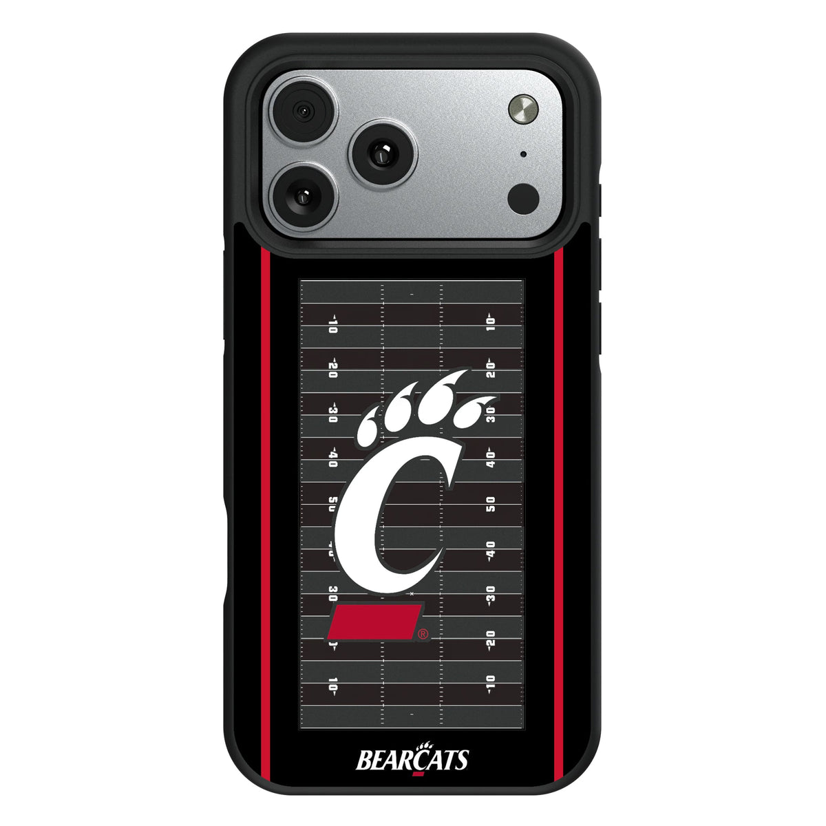 University of Cincinnati Bearcats Field Bump Phone Case for Apple iPhone 3