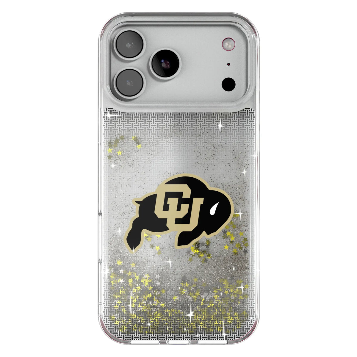 University of Colorado Buffaloes Linen Glitter Phone Case 19
