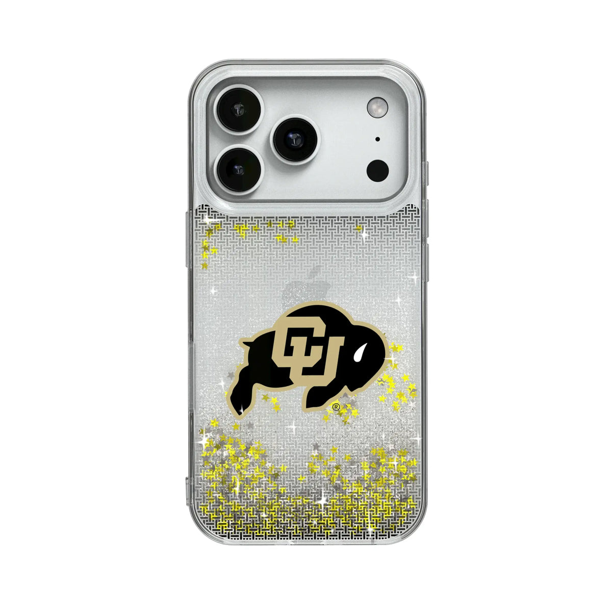 University of Colorado Buffaloes Linen Glitter Phone Case 18