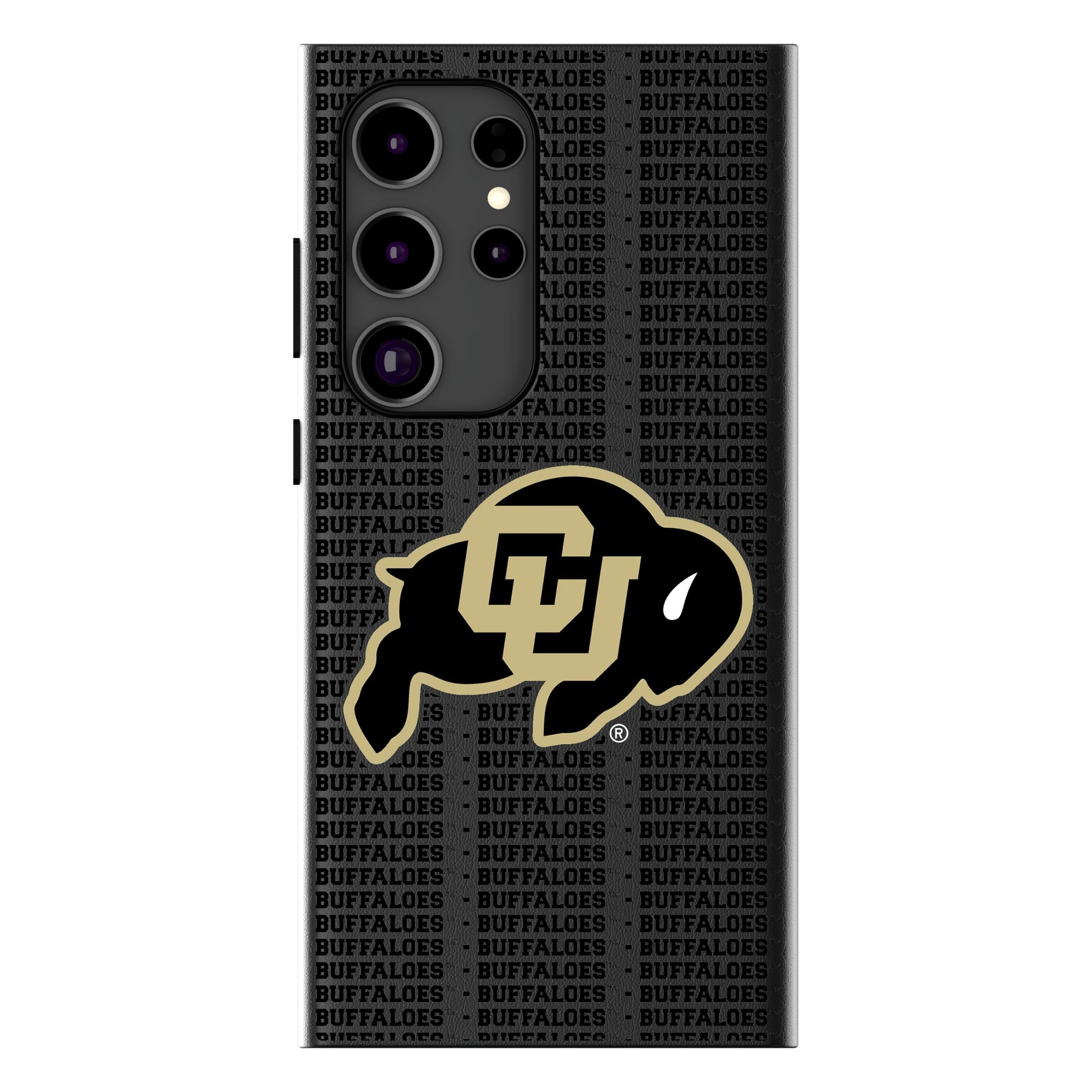 University of Colorado Buffaloes Text Backdrop MagSafe Compatible Phone Case for Samsung Galaxy 18
