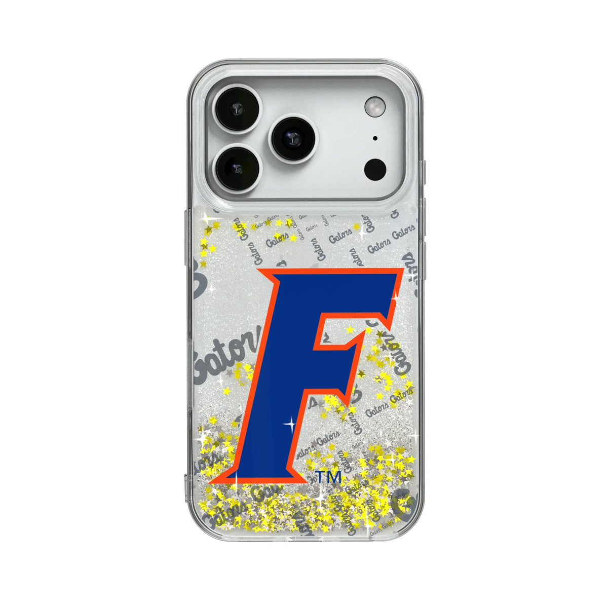 University of Florida Gators Quadtile Glitter Phone Case for Apple iPhone 17