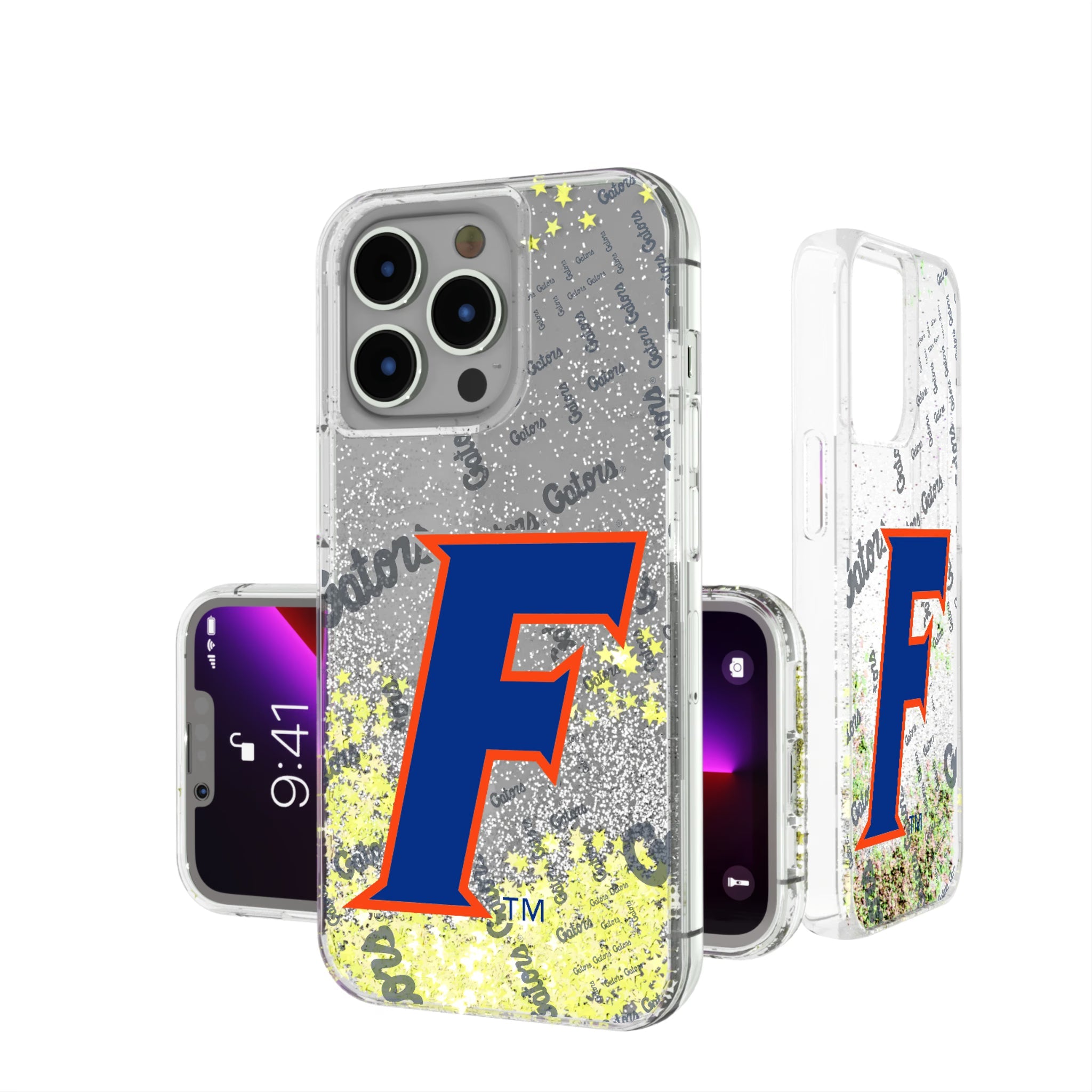 University of Florida Gators Quadtile Glitter Phone Case for Apple iPhone 5