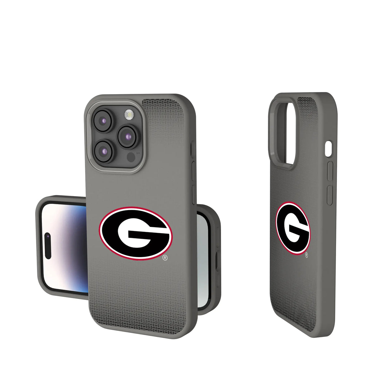 University of Georgia Bulldogs Linen Soft Touch Phone Case for Apple iPhone 11