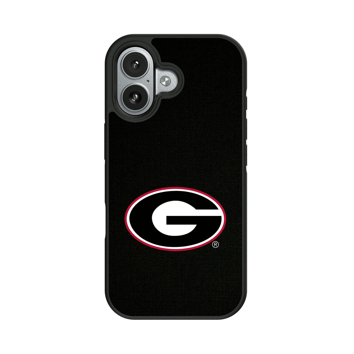 University of Georgia Bulldogs Solid Bump Phone Case for Apple iPhone 9